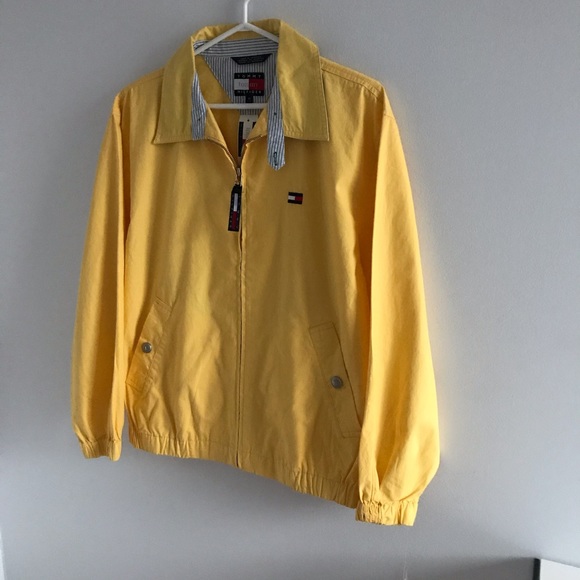 Tommy Hilfiger 100% Cotton Yellow Women’s Spring Oversized Jacket 90”s Y2K - Picture 8 of 16